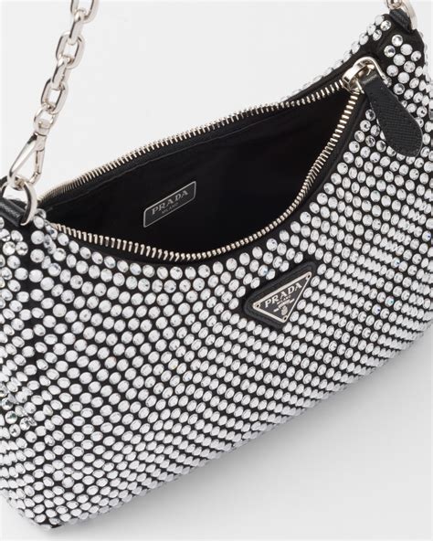 prada re edition crystal fake|Prada purse logo.